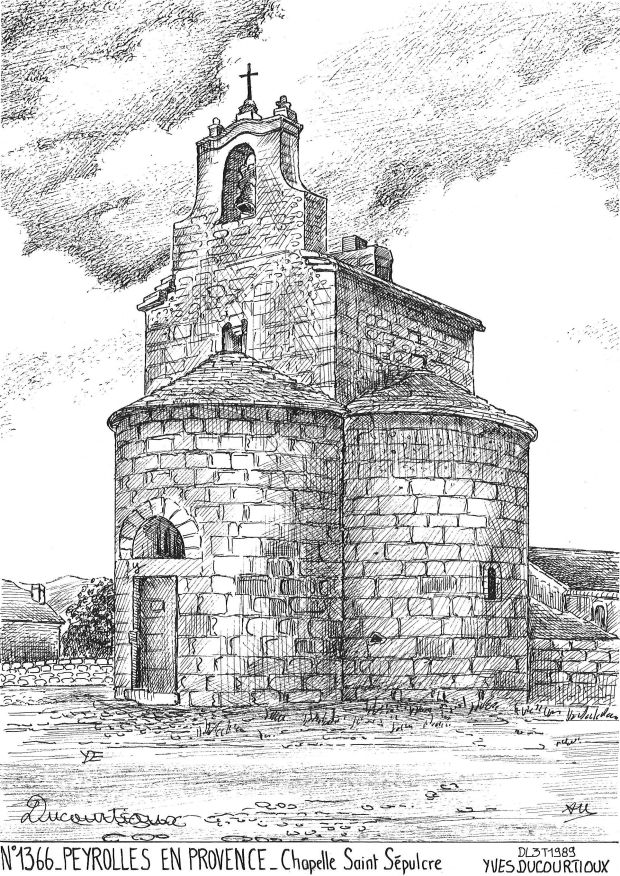 N 13066 - PEYROLLES EN PROVENCE - chapelle st spulcre